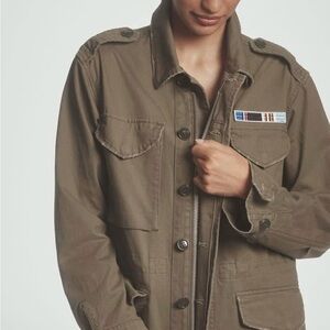 Pilcro utility Military Style Jacket - Brown